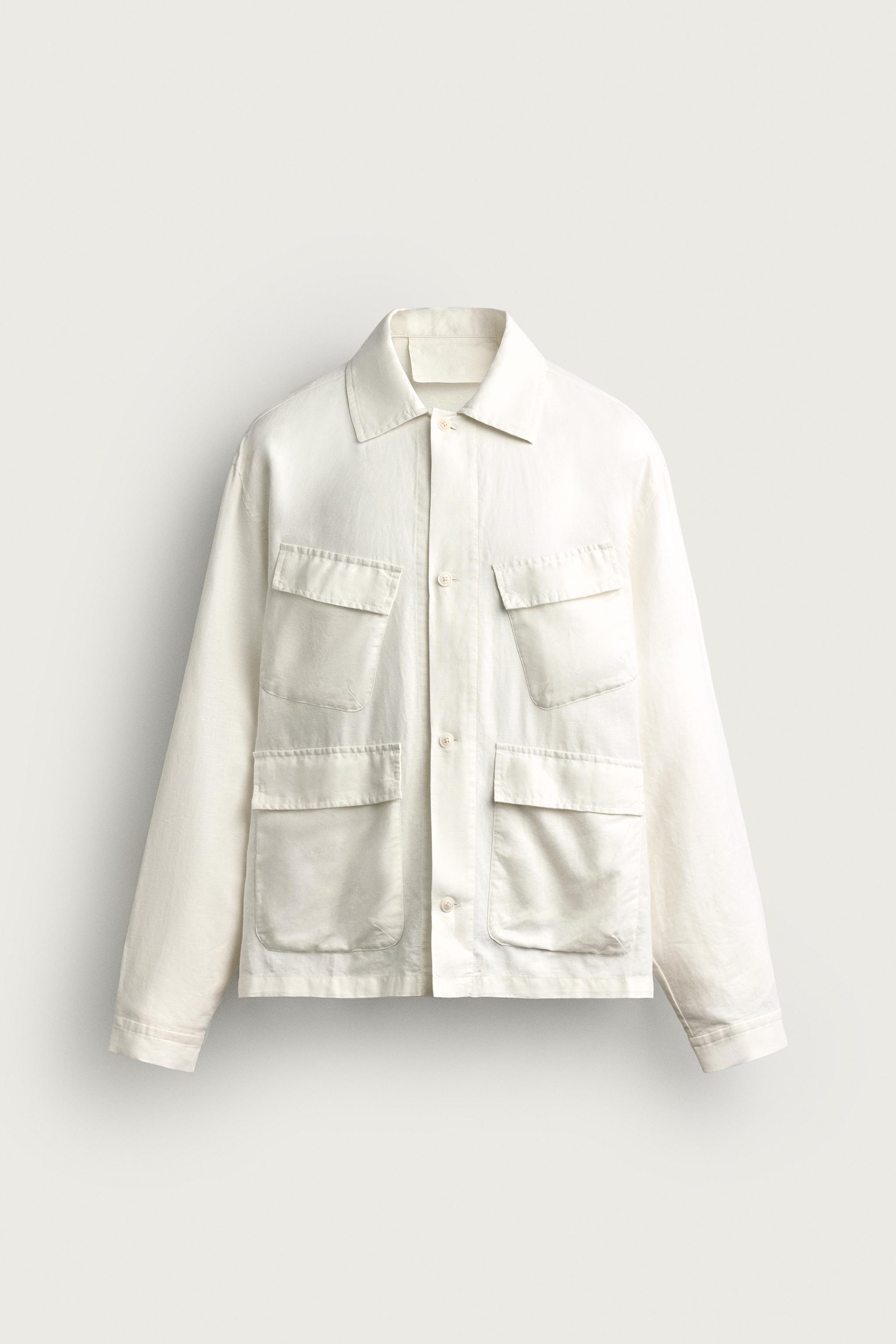 HEMP-COTTON REGULAR FIT OVERSHIRT